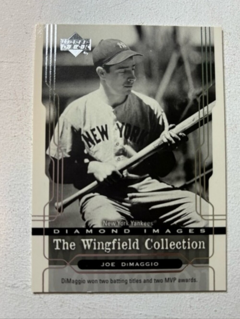 Upper Deck Wingfield Collection Legends Lot Joe DiMaggio Ernie Banks HOF